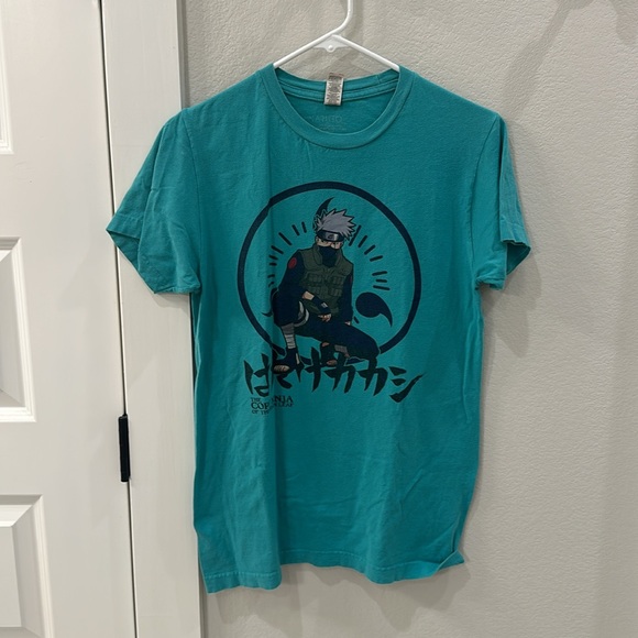 GUC Naruto Kakashi Graphic Screen Tee Short Sleeve T- Shirt Size S Small - Picture 2 of 8